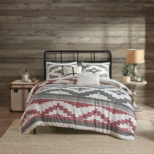 Geo Southwestern Oversized 5-Piece Comforter Set